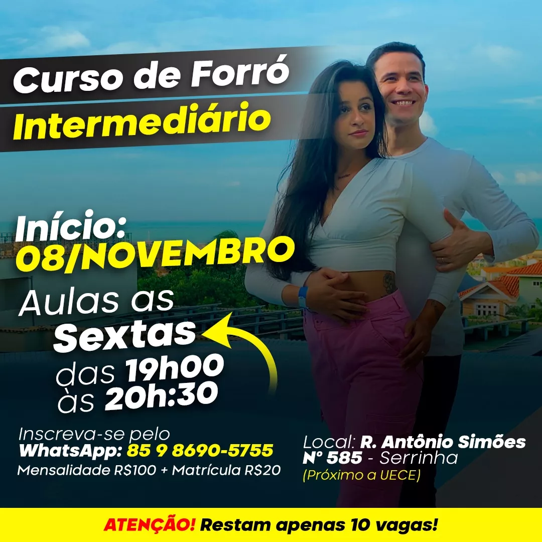 Aulas de forró em fortaleza