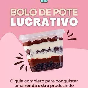 Imagem de capa para o Ebook Bolo de pote lucrativo 
