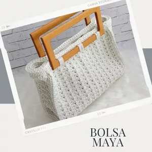 Bolsa Maya - Curso de Crochê