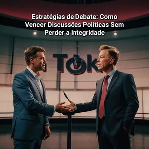Imagem de capa para o Ebook Estratégias de Debate: Como Vencer Discussões Políticas Sem Perder a Integridade
