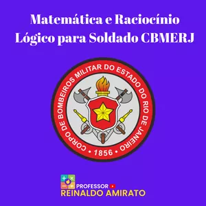 Imagem de capa para o Curso online Matemática Para Soldado CBMERJ