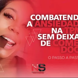 Imagem de capa para o Ebook Combatendo a ansiedade na TPM sem deixar de comer doce