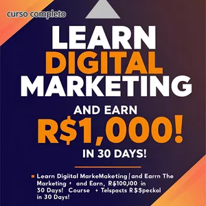 Imagem do curso Aprenda Marketing Digital e Ganhe R$ 10.000 em 30 Dias!