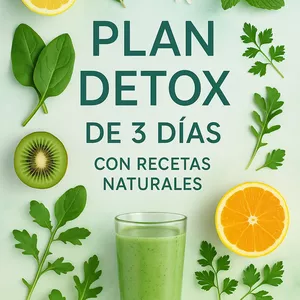Imagen de portada para Ebook Plan Detox de 3 dias con recetas naturales 