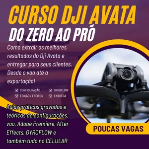 Imagem de capa para o Curso online Curso Dji Avata do Zero ao Pró