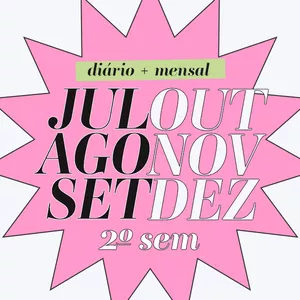 Imagem de capa para o Ebook Planner TDAH Diário + Mensal 2024 (2º semestre)