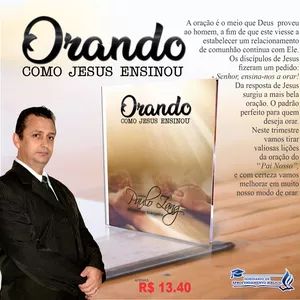 Imagem de capa para o Ebook Orando Como Jesus Ensinou (Mateus 6:9-13) | A Oração pelo padrão do Pai Nosso