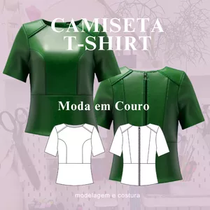 Imagem de capa para o Curso online Camiseta T-Shirt: costura e modelagem em couro