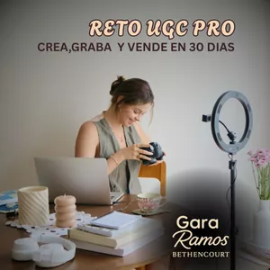 Imagen de portada para Ebook RETO UGC PRO: Crea, graba y vende en 30 días.