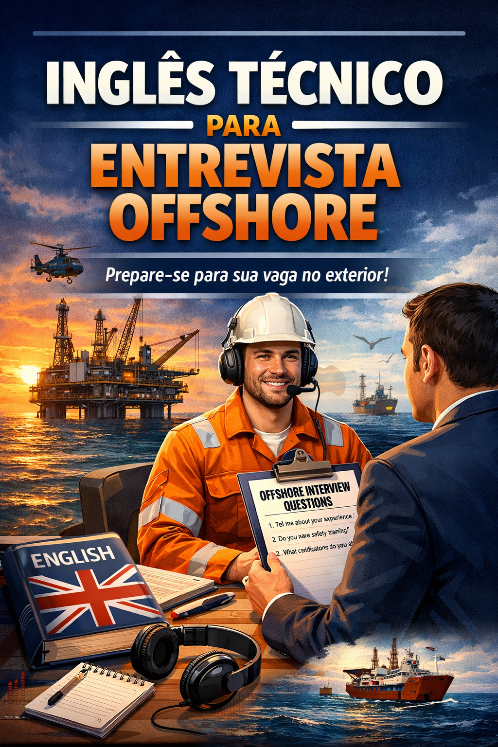 Imagem do curso Mini vídeo curso preparatório para entrevistas Offshore (Iniciante)