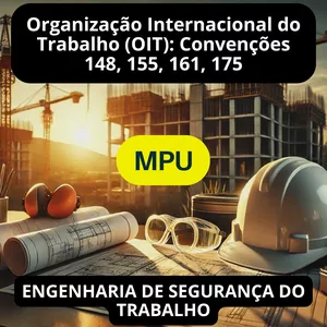 Imagem de capa para o Ebook Convenções da OIT para o MPU : Engenharia de Segurança