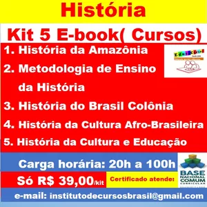 Imagem de capa para o Ebook Kit 5 E-book (Cursos) na área de História