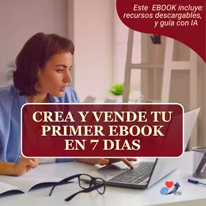 Imagen de portada para Curso online Crea tu primer Ebook en 7 días 