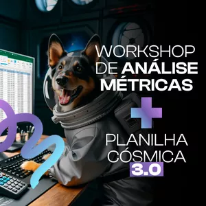 Imagem de capa para o Curso online Workshop de Análise de Métricas + Planilha Cósmica 3.0