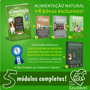 Imagem principal do produto - Alimentação Natural para Cães