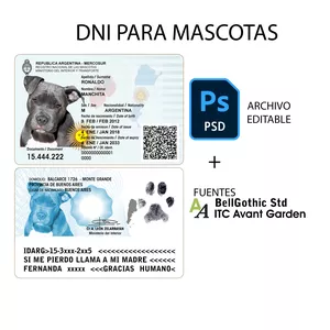 Imagen de portada para Curso online DNI para MASCOTAS + Fonts