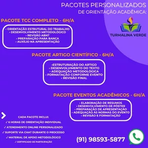 Imagem de capa para o Curso online PACOTES PERSONALIZADOS DE ORIENTAÇÃO ACADÊMICA: