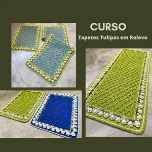 Imagem de capa para o Curso online VIDEOAULA TAPETES TULIPAS EM RELEVO