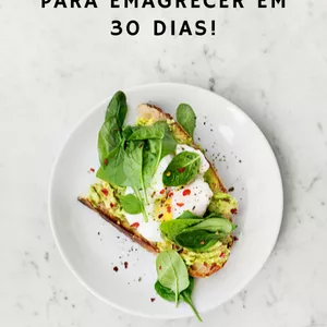 Imagem de capa para o Ebook Receitas para emagrecer em 30 dias