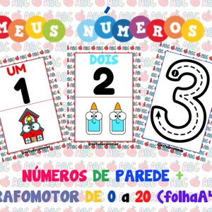 Imagem de capa para o Ebook Números de parede mais grafo 