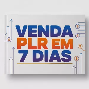 Imagem de capa para o Ebook COMO CRIAR E VENDER PRODUTOS DIGITAIS (PLR) EM 7 DIAS