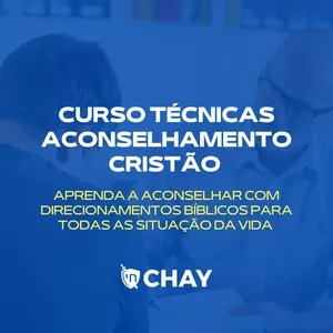 Imagem de capa para o Curso online TÉCNICAS PARA ACONSELHAMENTO CRISTÃO