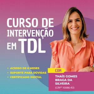 Imagem de capa para o Curso online Intervenção em TDL - Transtorno do Desenvolvimento de Linguagem 