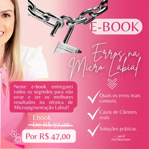 Imagem de capa para o Ebook E-book Erros na Micro Labial