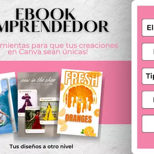 Imagen de portada para Ebook Ebook Emprendedor Canva Hacks