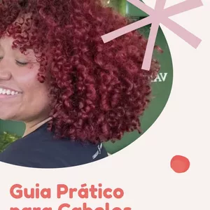 Imagem de capa para o Ebook Guia Pratico para Cabelos Cacheados