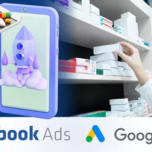 Imagen de portada para Ebook Marketing Digital y Tráfico Pago para Farmacia