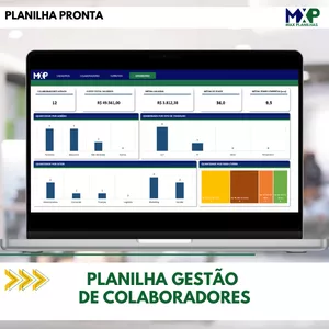 Imagem de capa para o Ebook PLANILHA GESTÃO DE COLABORADORES