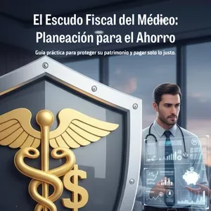 Imagen de portada para Ebook E-Book "El Escudo Fiscal del Médico: Planeación Tributaria para el Ahorro"