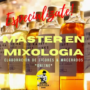 Imagen de portada para Curso online MÁSTER EN MIXOLOGIA, ELABORACIÓN DE LICORES &amp; MACERADOS ONLINE 