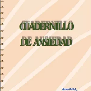 Imagen de portada para Ebook CUADERNILLO DE ANSIEDAD