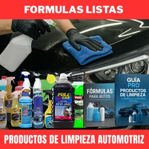 Imagen de portada para Ebook Guía: Fórmulas y Productos de Limpieza Automotriz