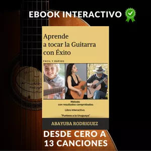 Imagen de portada para Ebook Aprender a tocar la Guitarra - Rápido y fácil - Niños, Jóvenes y Adultos