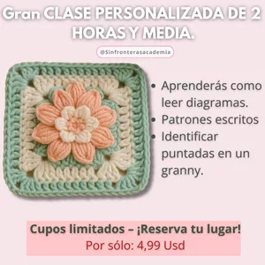 Imagen de portada para Ebook Clase Lectura Granny Square