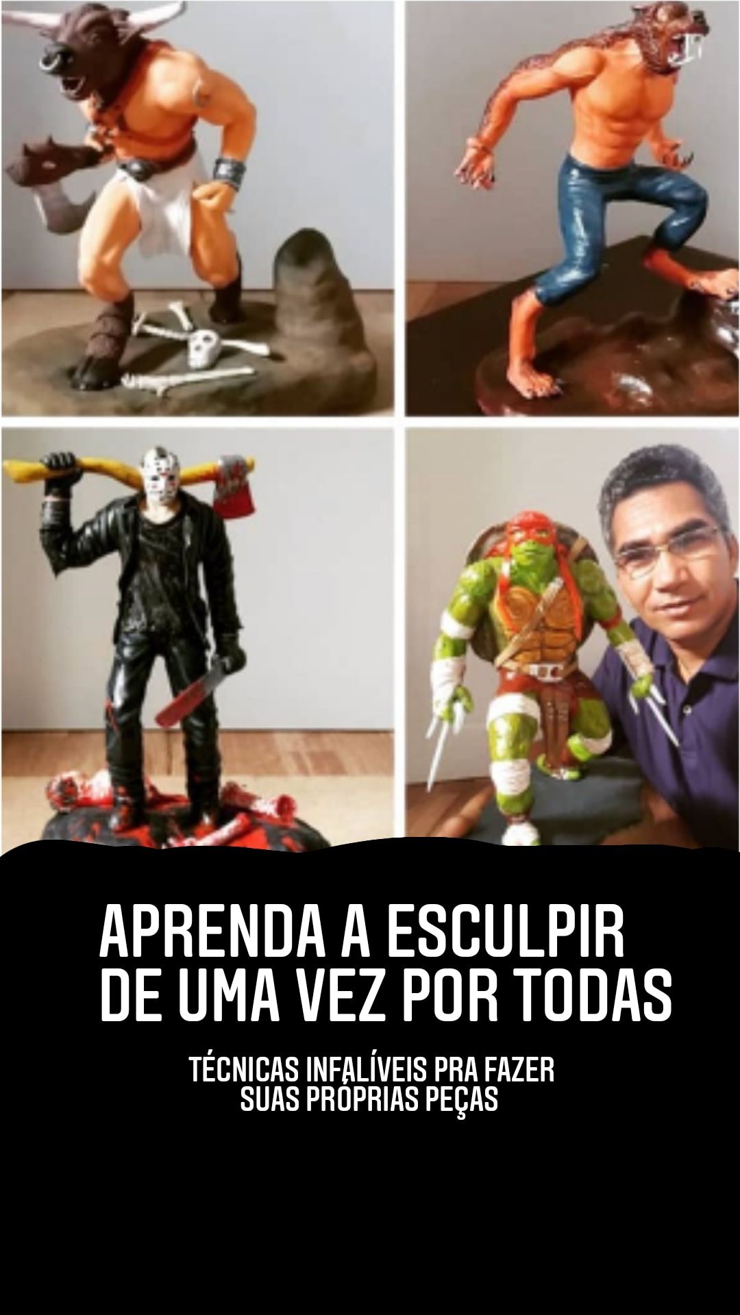 Imagem do curso APRENDA A ESCULPIR DE UMA VEZ POR TODAS