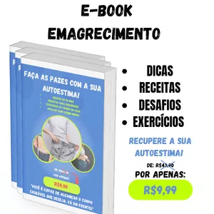 Imagem de capa para o Ebook E-BOOK EMAGRECIMENTO: RECUPERE SUA AUTOESTIMA! 