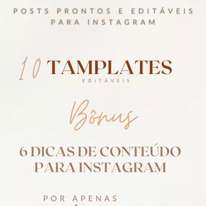 Imagem de capa para o Ebook 10 Packs para Instagram + Bônus