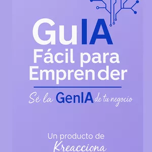 Imagen de portada para Ebook GuIA Fácil para Emprender: Sé la GenIA de tu Negocio