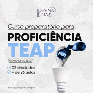 Imagem de capa para o Curso online Curso Preparatório para Proficiência do TEAP 