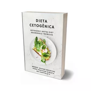 Imagem de capa para o Ebook Dieta Cetogênica - Segredos e Técnicas