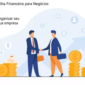 Imagem de capa para o Ebook Planilha Financeira para Negócios