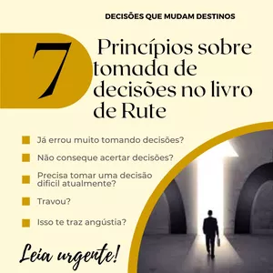 Imagem de capa para o Ebook DECISÕES QUE MUDAM DESTINOS