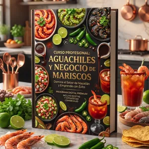 Imagen de portada para Ebook 🥇 Paquete Premium 13 Recétas de Aguachiles PRO 🔥 | MAS 4 Productos en 1 📦 | ✨Recetas, Secretos y Negocio Real montar paso a paso Profesional en Casa, Ambulante o en Eventos ✨💼