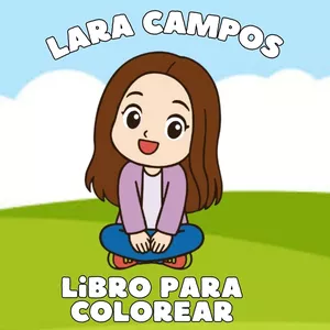 Imagen de portada para Ebook Libro de Colorear Infantil en PDF – Lara, René y Galleta