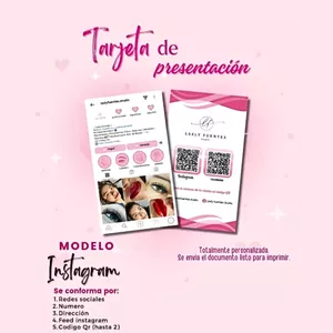 Imagen de portada para Curso online Tarjeta de Presentación: Modelo Instagram