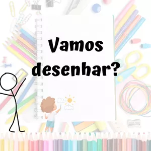 Imagem de capa para o Ebook Vamos desenhar (passo a passo)